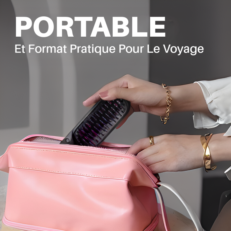 Riyelo Brosse Portable – Lissez, Frisez, Séchez